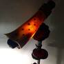 Original lamp from Crazylamps, wood, bones, sand and metal