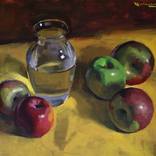 Still life with apples by Nikita Maximchuk