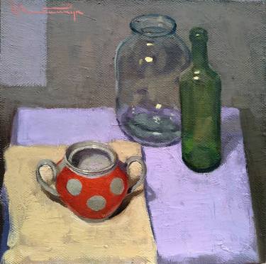 Original Modern Still Life Paintings by Nikita Maximchuk