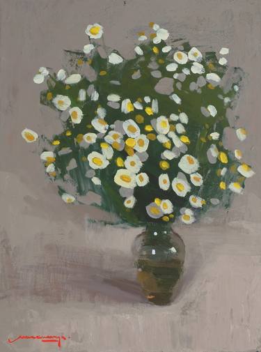 Original Realism Floral Paintings by Nikita Maximchuk