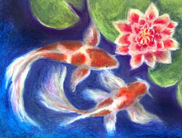 Print of Fine Art Fish Paintings by Milena MM