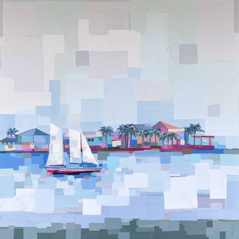 Original Abstract Expressionism Abstract Paintings by Alma Ramirez