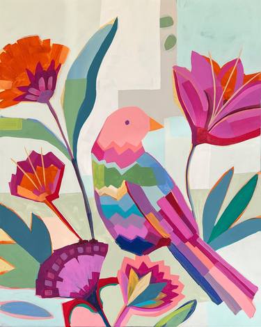 Original Floral Paintings by Alma Ramirez