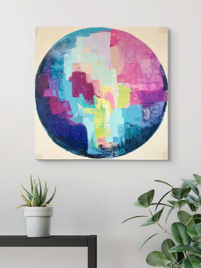 Original Abstract Painting by Alma Ramirez