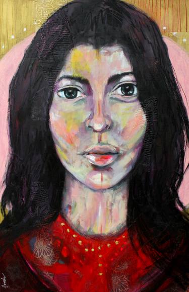 Original Portraiture Portrait Paintings by Nancy Pixels Letourneau