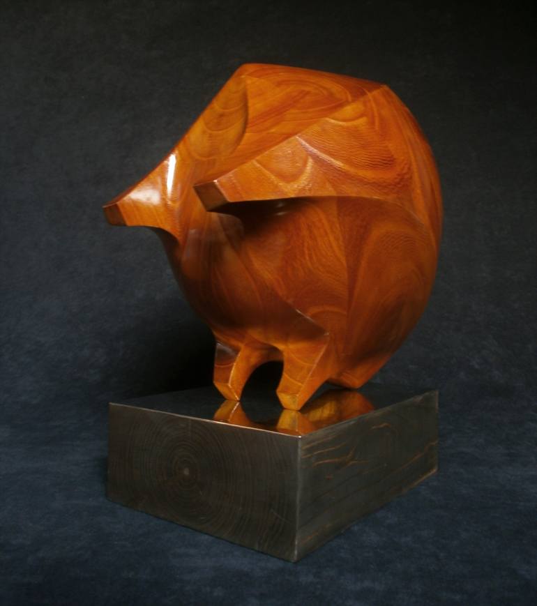 Original Modernism Geometric Sculpture by Gábor Borbély