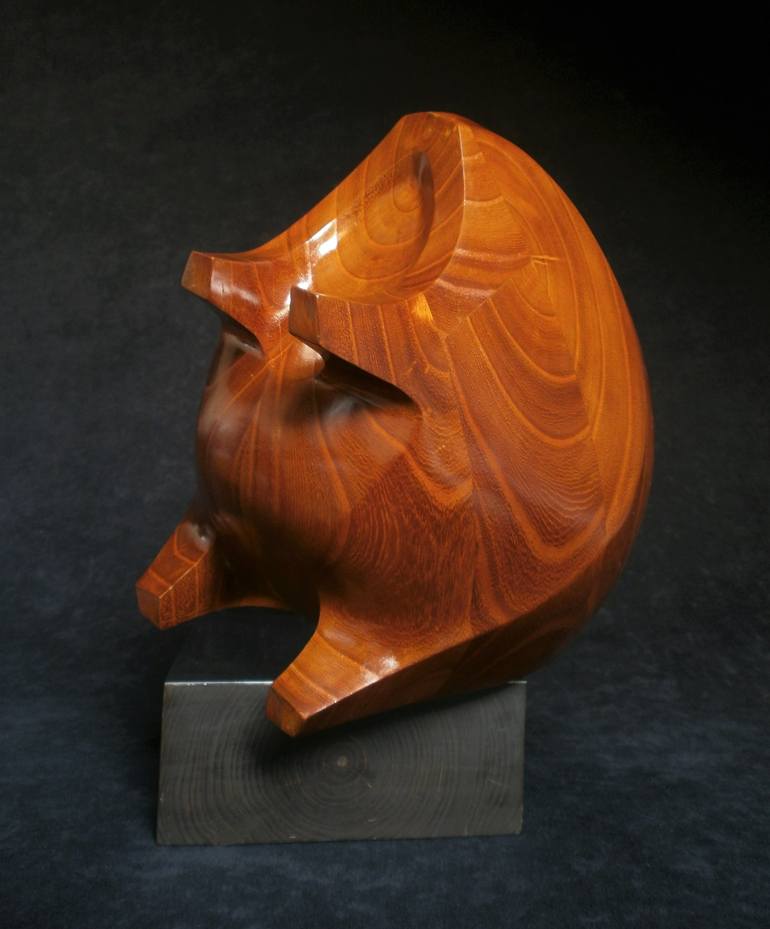 Original Modernism Geometric Sculpture by Gábor Borbély