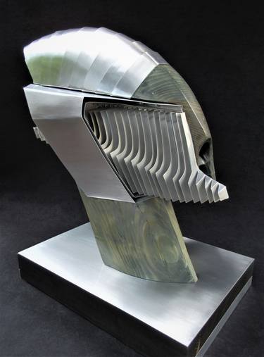 Original Modern Science/Technology Sculpture by Gábor Borbély