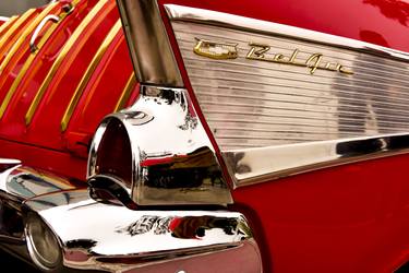 Chevy Bel Air -red car - Limited Edition of 30 thumb