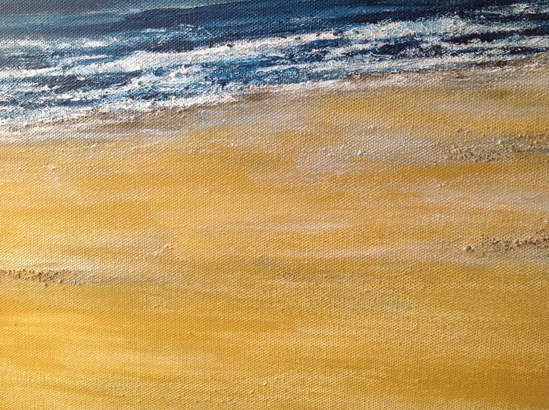 Original Impressionism Seascape Painting by Tina Hiles