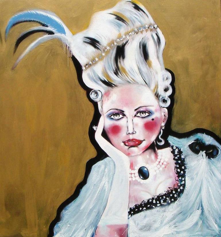 MARIE ANTOINETTE Painting by Nolwenn Stephan | Saatchi Art