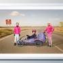 ​ Photograph shown in white wood frame (not included)