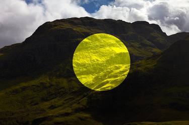 Mountain Range & Yellow Circle, Scotland - Limited Edition of 20 thumb