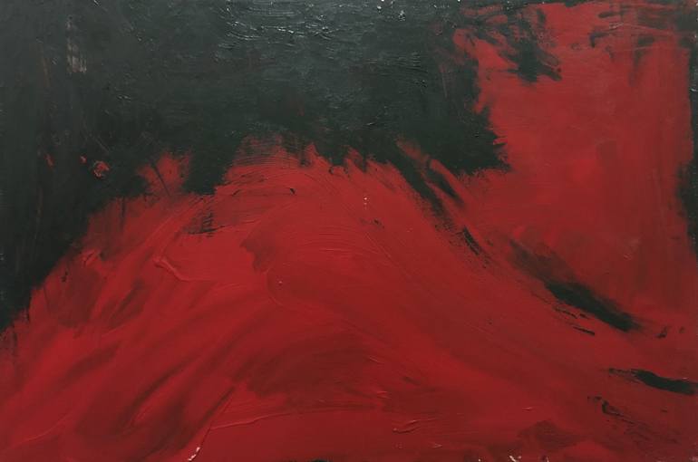 Wave of blood Painting by Abdullah Aref Saatchi Art