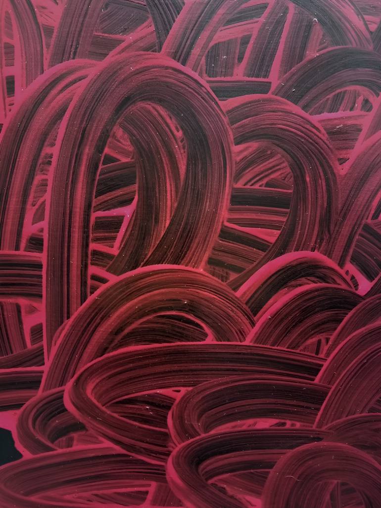 Original Abstract Expressionism Abstract Painting by Arya S P