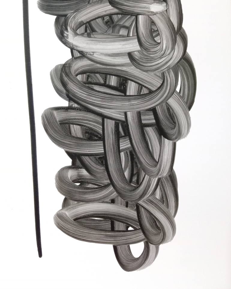 Original Abstract Expressionism Abstract Painting by Arya S P