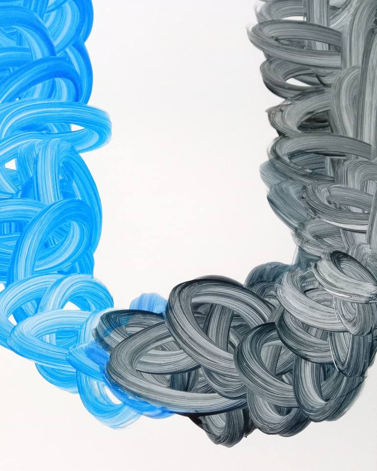 Original Abstract Expressionism Abstract Painting by Arya S P