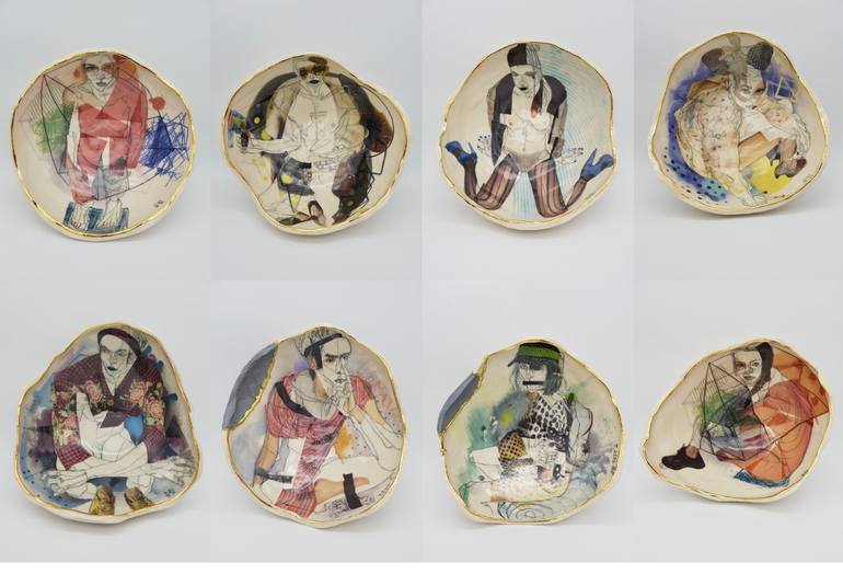 Original Life drawing  Body Drawing by Yurim Gough