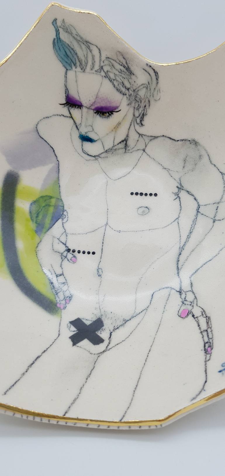 Original Figurative Body Drawing by Yurim Gough