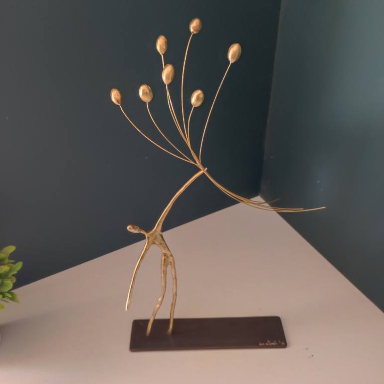 Original Minimalism People Sculpture by Anna Andreadi