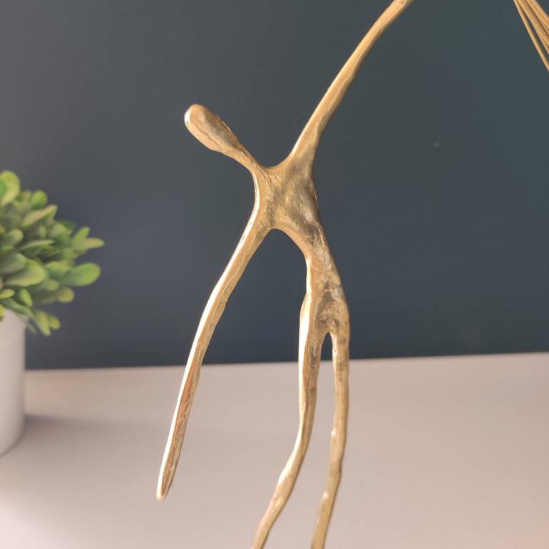 Original Minimalism People Sculpture by Anna Andreadi