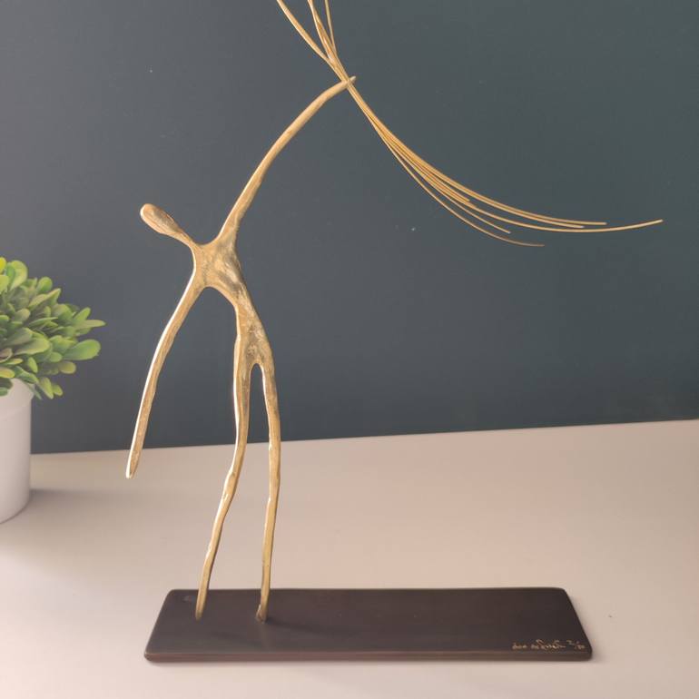 Original Minimalism People Sculpture by Anna Andreadi