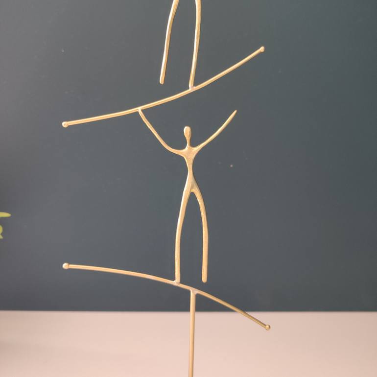Original Modernism People Sculpture by Anna Andreadi