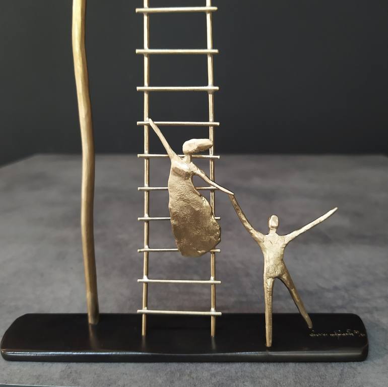 Original Figurative People Sculpture by Anna Andreadi