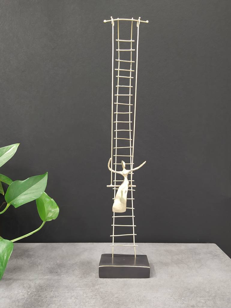 Original Minimalism People Sculpture by Anna Andreadi