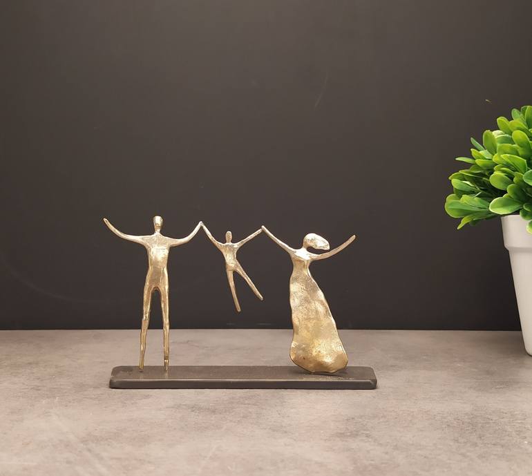 Original Minimalism People Sculpture by Anna Andreadi