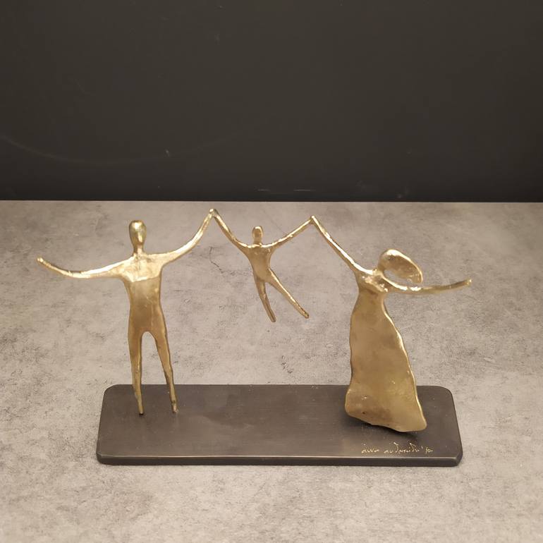 Original Minimalism People Sculpture by Anna Andreadi