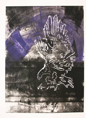 Print of Abstract Animal Printmaking by Annette Moeller