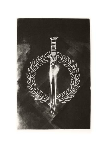 Original Abstract Classical mythology Printmaking by Annette Moeller