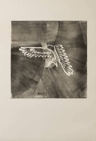 Original Abstract Expressionism Animal Printmaking by Annette Moeller