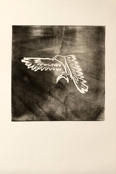 Original Abstract Expressionism Animal Printmaking by Annette Moeller