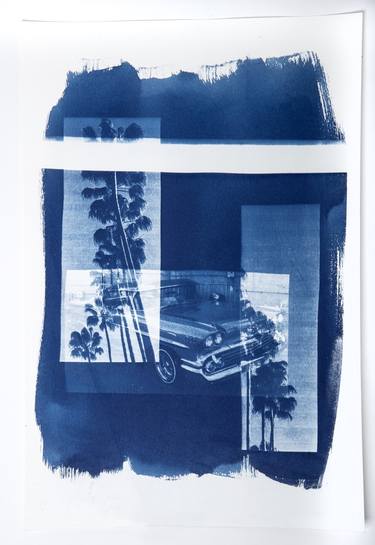 Original Abstract Printmaking by Annette Moeller