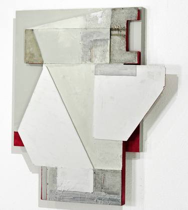 Original Geometric Abstract Sculpture by Juliet Vles