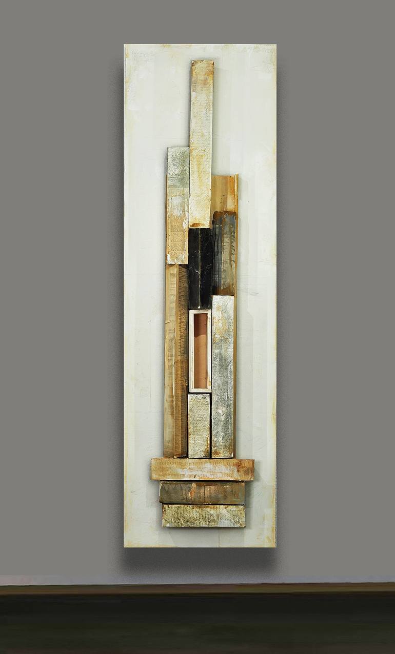 Original Bauhaus Abstract Sculpture by Juliet Vles