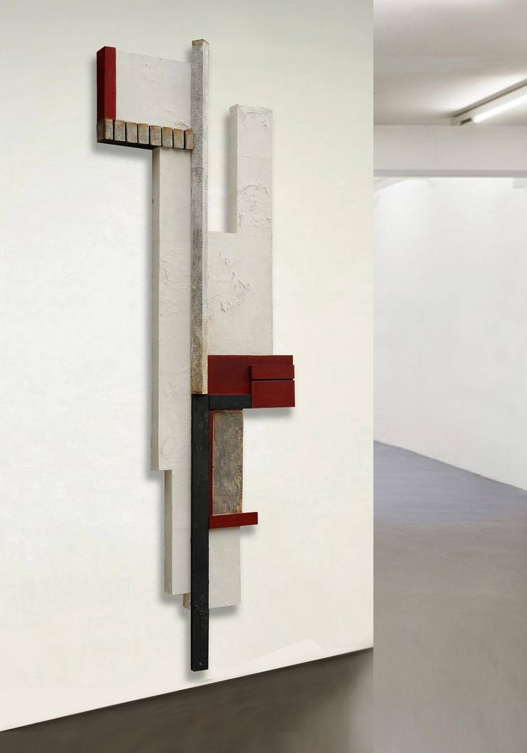 Original Minimalism Abstract Sculpture by Juliet Vles