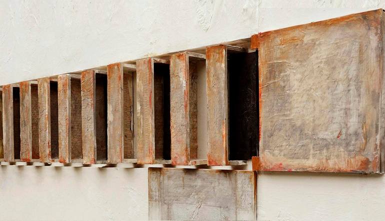 Original Arte povera Abstract Sculpture by Juliet Vles