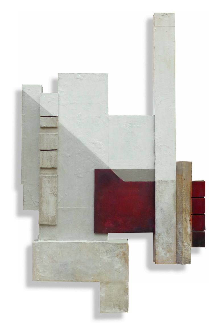 Original Abstract Geometric Sculpture by Juliet Vles