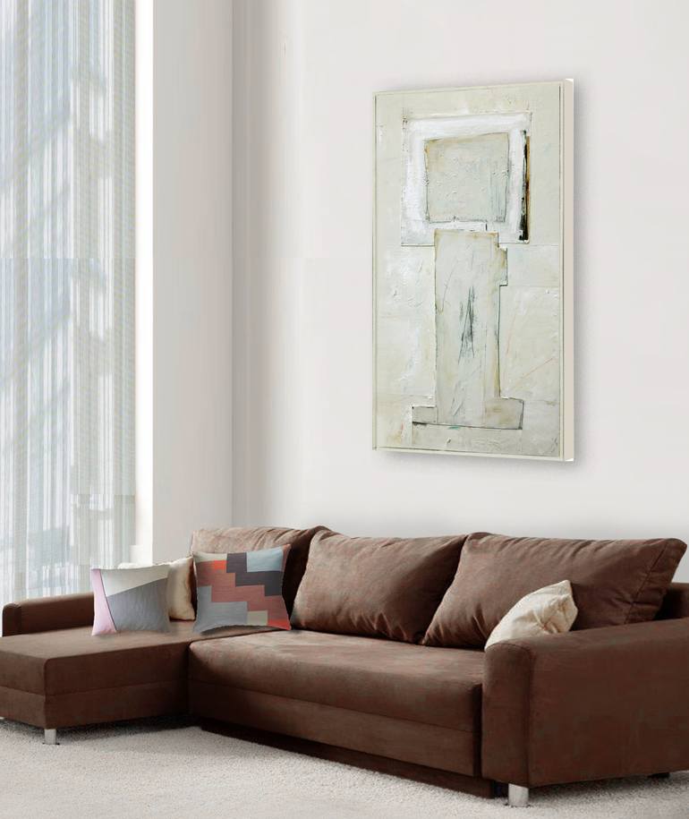 Original Arte Povera Abstract Painting by Juliet Vles