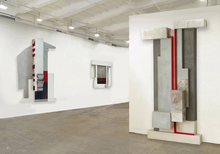 Original geometric Abstract Sculpture by Juliet Vles