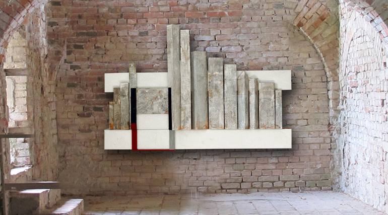 Original Architecture Abstract Sculpture by Juliet Vles