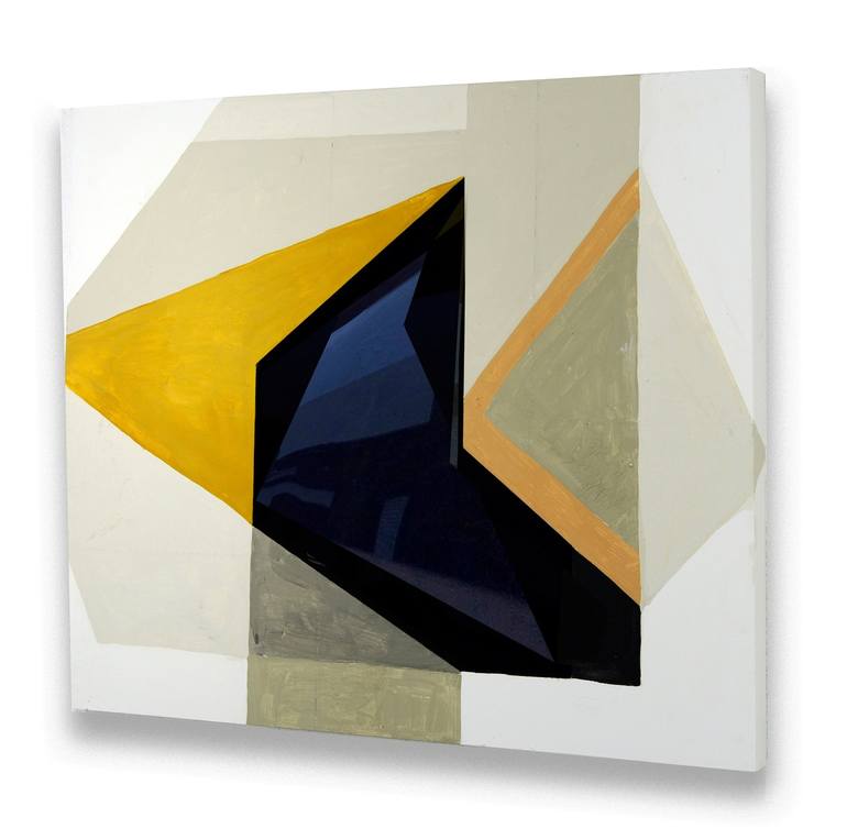 Original geometric Abstract Sculpture by Juliet Vles
