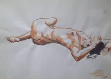 Original Realism Nude Paintings by Carlos Ruiz