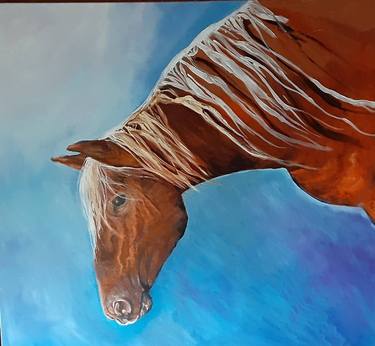 Original Fine Art Horse Paintings by Sheila Carey