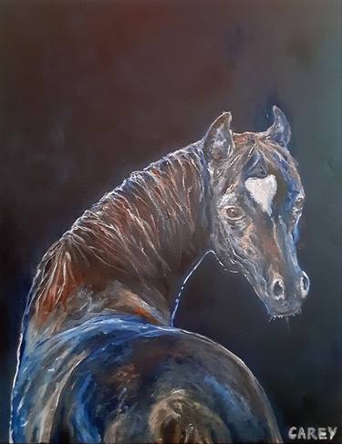 Print of Fine Art Horse Paintings by Sheila Carey