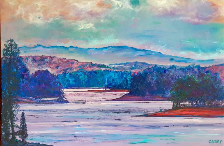 Original Fine Art Landscape Painting by Sheila Carey