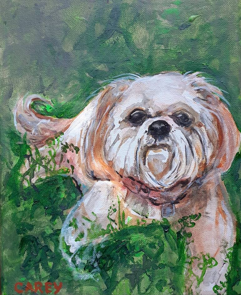 Original Modernism Animal Painting by Sheila Carey